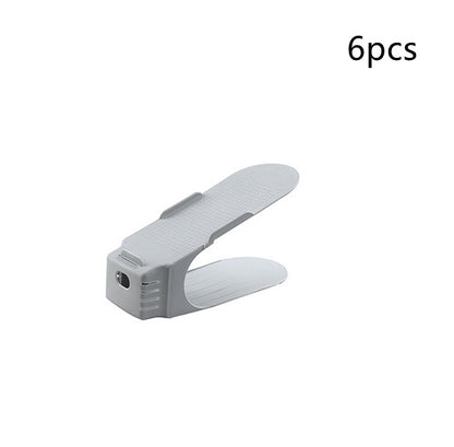 Stackable Shoe Organizer – Adjustable Double Shoe Storage Rack