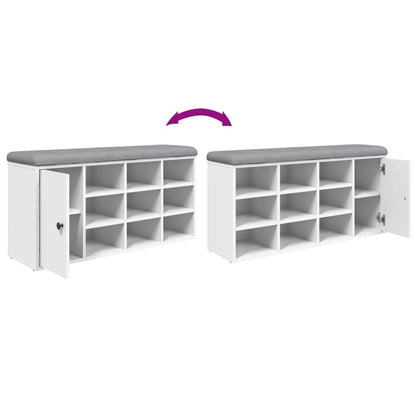 Wooden Shoe Bench 102 cm – Stylish Entryway Seating with Shoe Storage