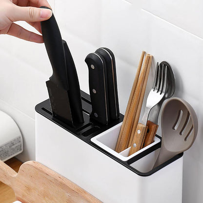 Kitchen Tableware & Knife Organizer – Desktop Storage Rack for Utensils