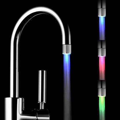 LED Temperature Sensitive Faucet Light – 3-Color Water Temperature Indicator