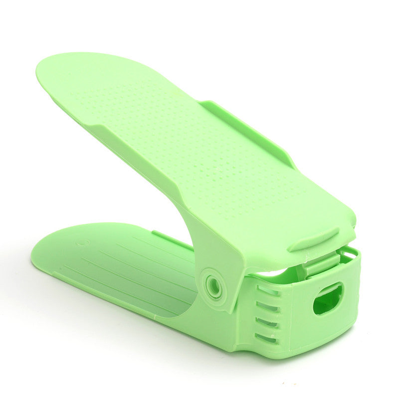 Stackable Shoe Organizer – Adjustable Double Shoe Storage Rack