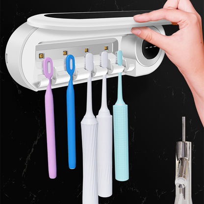 Wall-Mounted UV Toothbrush Sterilizer & Holder – Smart Bathroom Hygiene Solution
