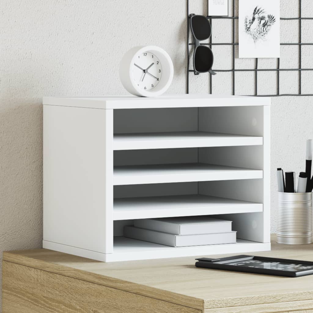 Desk Organizer 36 x 26 x 29.5 cm – Engineered Wood Office Storage (Sonoma Oak Finish)