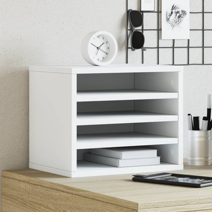 Desk Organizer 36 x 26 x 29.5 cm – Engineered Wood Office Storage (Sonoma Oak Finish)