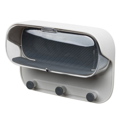 Wall-Mounted Bathroom Storage Box – Punch-Free Organizer for Glasses & Small Essentials