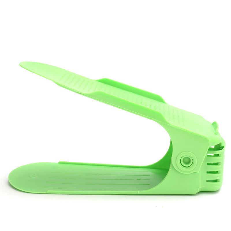 Stackable Shoe Organizer – Adjustable Double Shoe Storage Rack