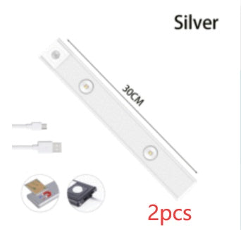 USB Rechargeable Motion Sensor LED Light – Ultra-Thin Wireless Cabinet & Wardrobe Light