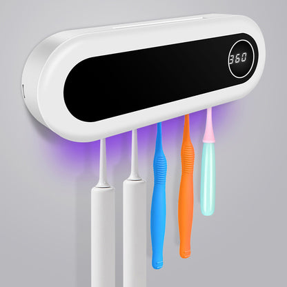 Wall-Mounted UV Toothbrush Sterilizer & Holder – Smart Bathroom Hygiene Solution