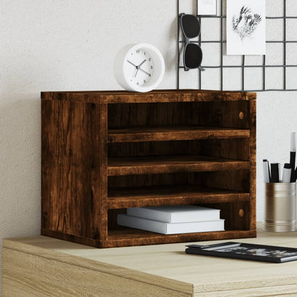 Desk Organizer 36 x 26 x 29.5 cm – Engineered Wood Office Storage (Sonoma Oak Finish)