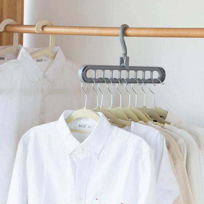 360° Rotating Clothes Hanger – Durable Plastic Hanger for Everyday Storage