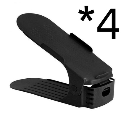 Stackable Shoe Organizer – Adjustable Double Shoe Storage Rack