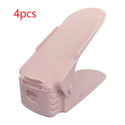 Stackable Shoe Organizer – Adjustable Double Shoe Storage Rack