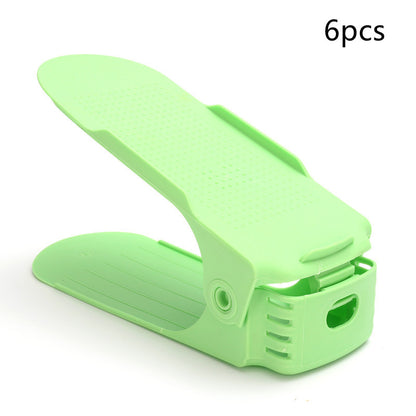 Stackable Shoe Organizer – Adjustable Double Shoe Storage Rack