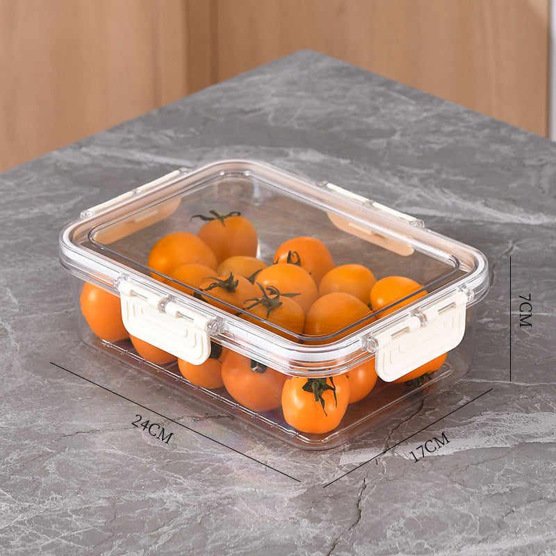Divided Snack Box with Lid – Portable Food Container for Fruits, Nuts & Snacks