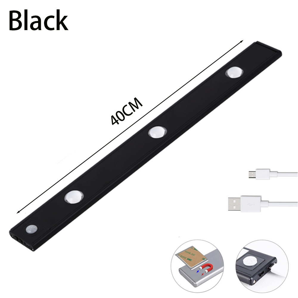 USB Rechargeable Motion Sensor LED Light – Ultra-Thin Wireless Cabinet & Wardrobe Light