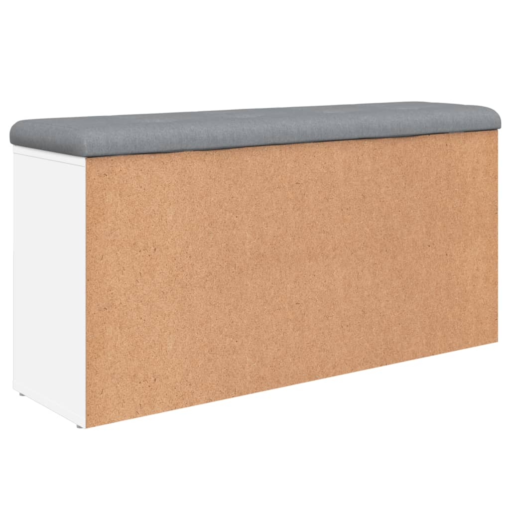 Wooden Shoe Bench 102 cm – Stylish Entryway Seating with Shoe Storage