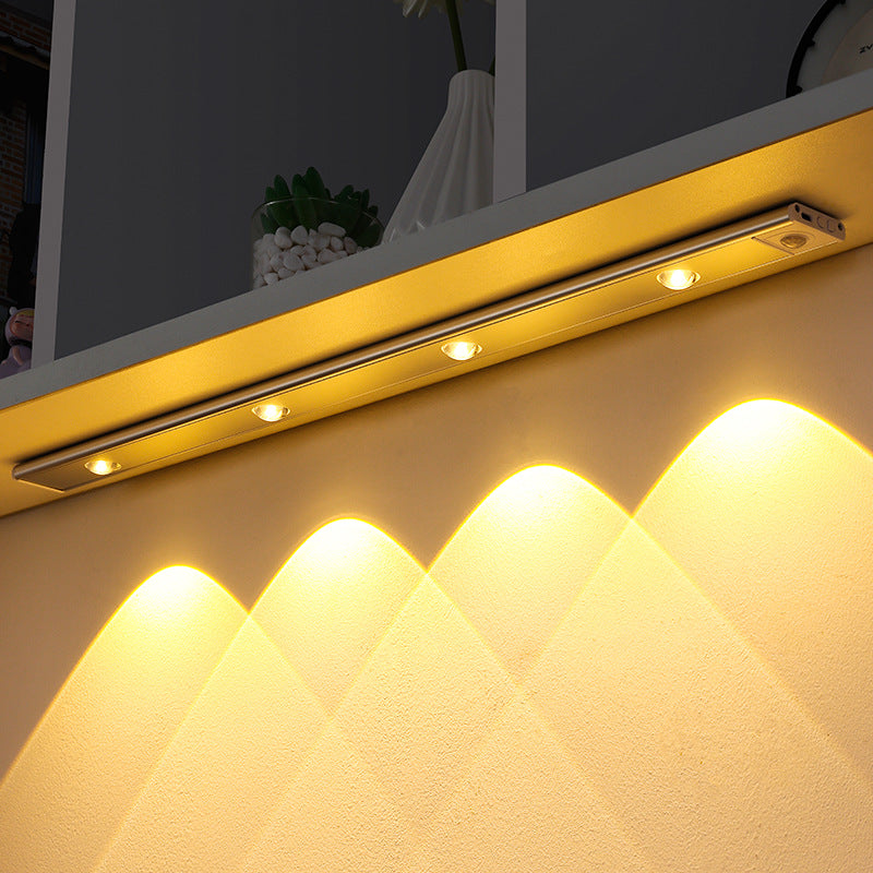 USB Rechargeable Motion Sensor LED Light – Ultra-Thin Wireless Cabinet & Wardrobe Light