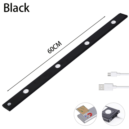 USB Rechargeable Motion Sensor LED Light – Ultra-Thin Wireless Cabinet & Wardrobe Light