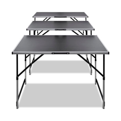 3-Piece Foldable Wallpapering Table Set – Height Adjustable Work Tables (100 × 60 cm)