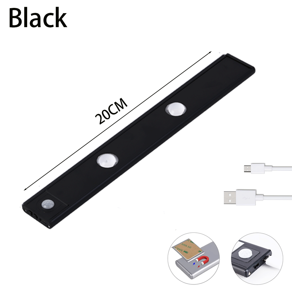 USB Rechargeable Motion Sensor LED Light – Ultra-Thin Wireless Cabinet & Wardrobe Light