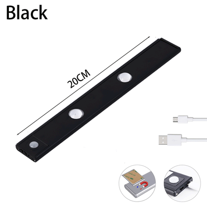 USB Rechargeable Motion Sensor LED Light – Ultra-Thin Wireless Cabinet & Wardrobe Light