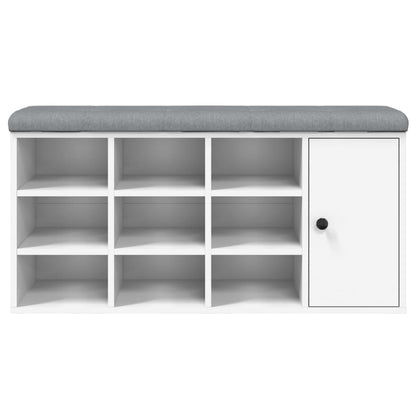 Wooden Shoe Bench 102 cm – Stylish Entryway Seating with Shoe Storage