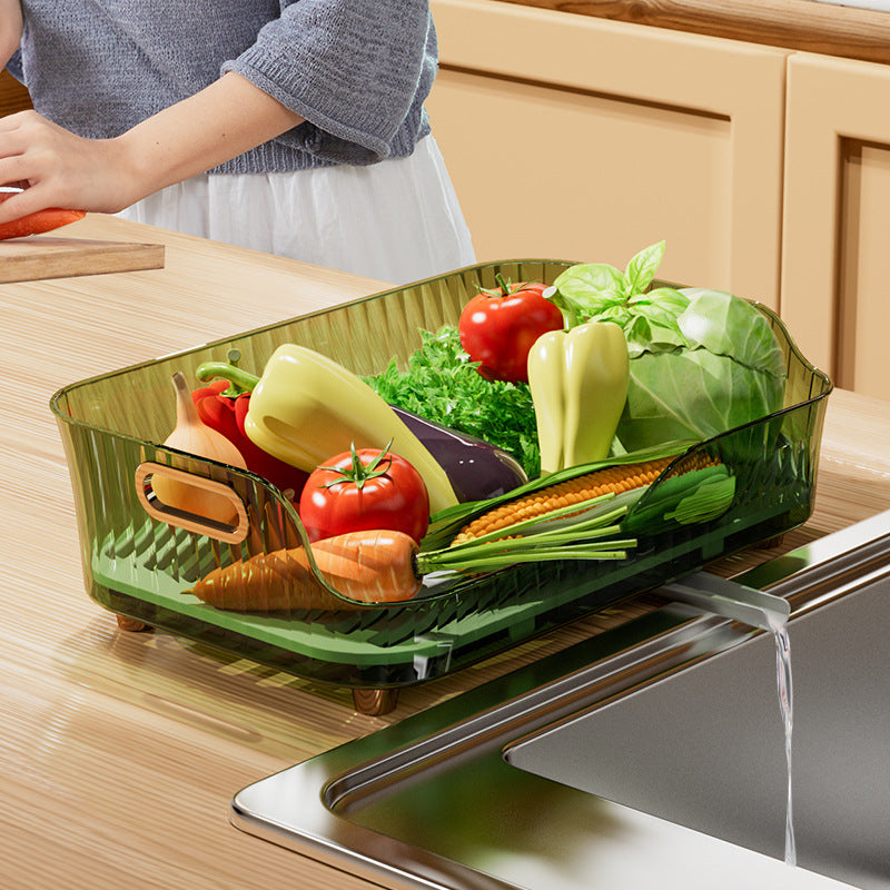 Multifunctional Dish Draining Rack – Portable Kitchen Organizer with Free Installation