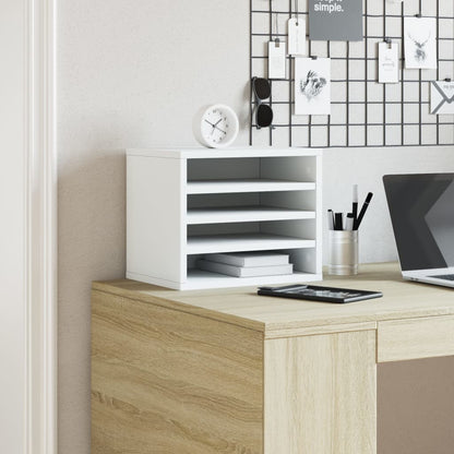 Desk Organizer 36 x 26 x 29.5 cm – Engineered Wood Office Storage (Sonoma Oak Finish)