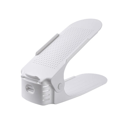 Stackable Shoe Organizer – Adjustable Double Shoe Storage Rack